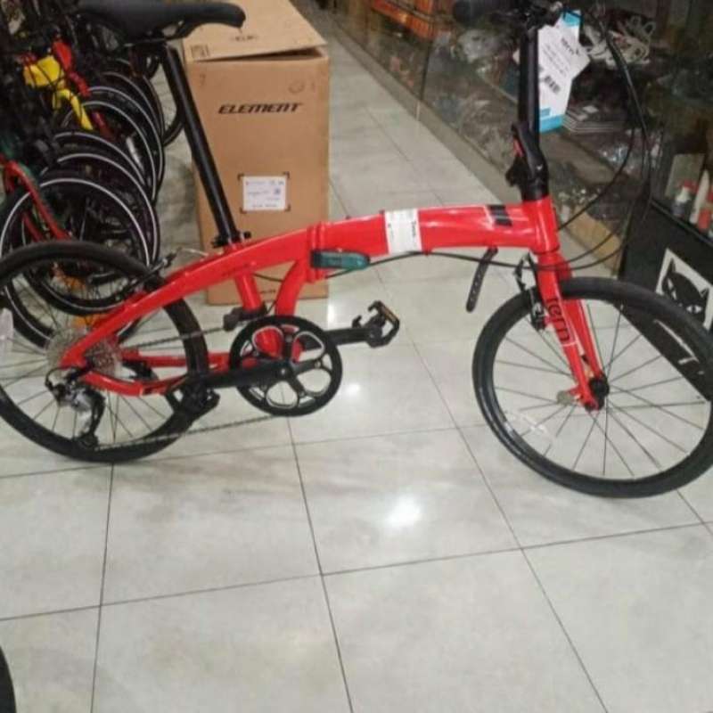 Jual Sepeda Lipat Seli Folding Bike Tern Verge D9 Red 20 Inch Di