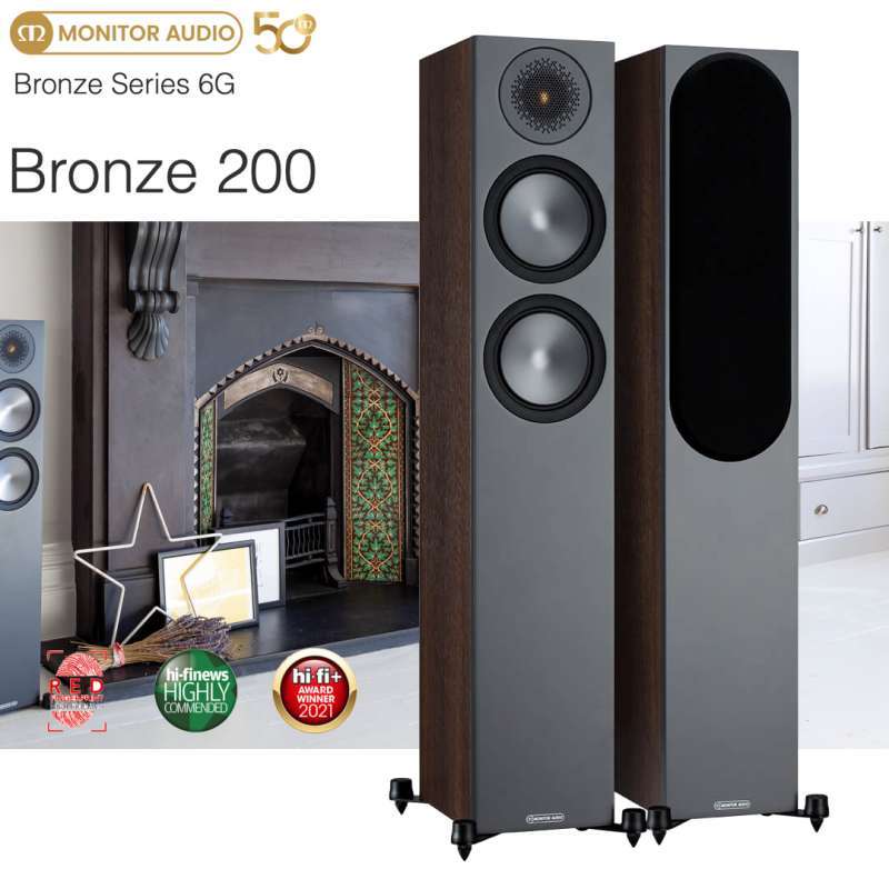 Jual Monitor Audio Bronze 200 Bronze200 Floorstand Speaker Pasif