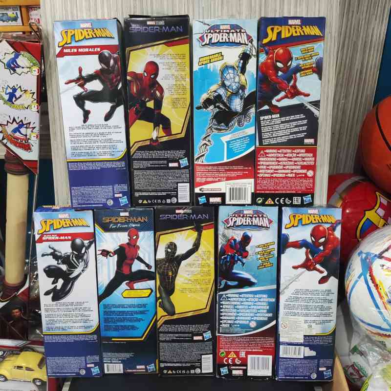 Titan Hero Series Silver Spiderman Spider-Man Marvel Ultimate