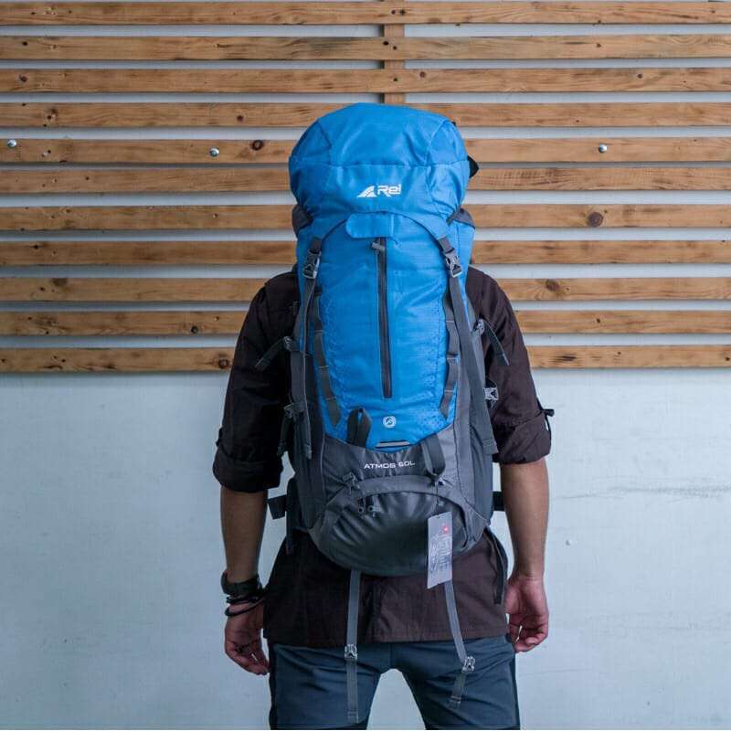 TAS GUNUNG CARRIER REI ATMOS 60L free coverbag