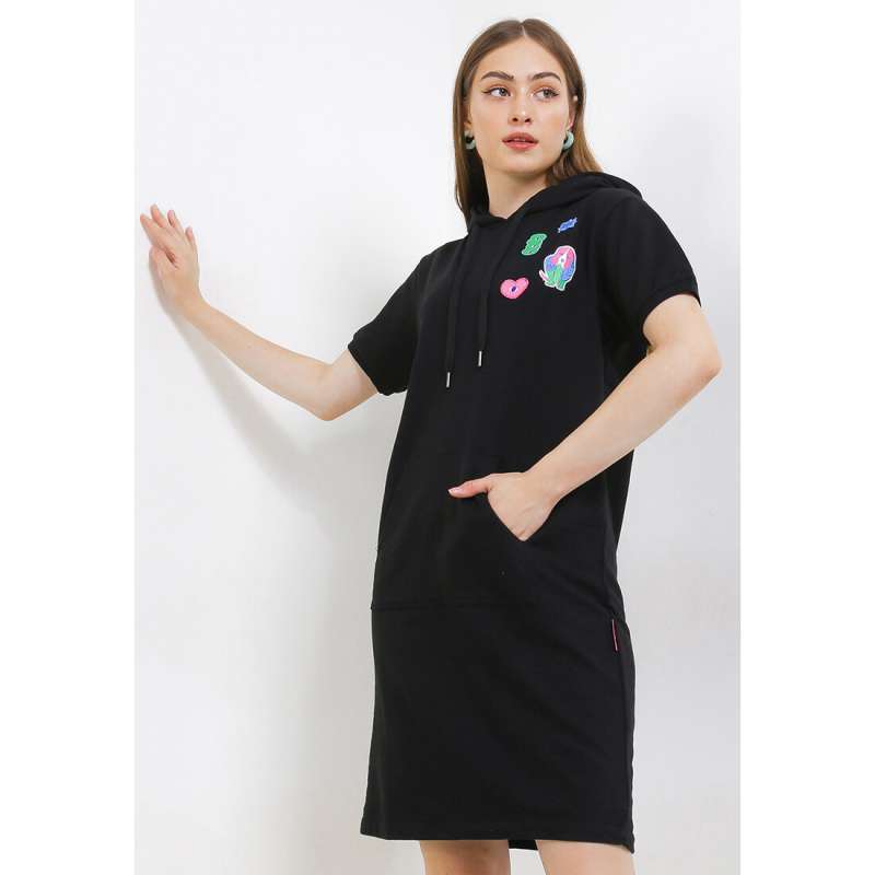 Promo Hush Puppies Liunic Kofia Hoodie Dress Wanita 01 L Black Diskon 50 Di Seller Hush Puppies Apparel Ladies Official Store Pejuang Kota Bekasi Blibli