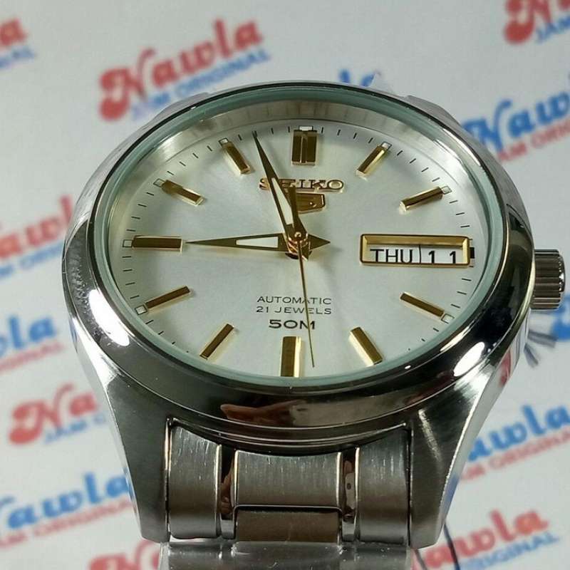 Seiko 5 Ldies SNK885K1 Automatic White Dial Jam Tangan Wanita SNK885