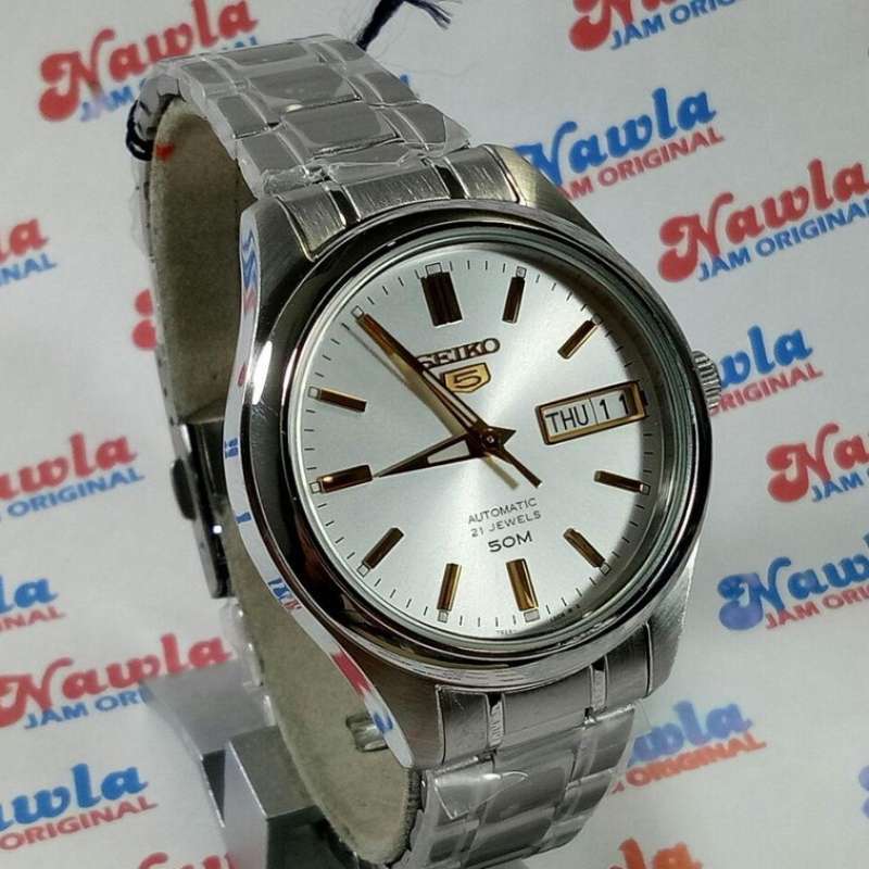 Seiko 5 Ldies SNK885K1 Automatic White Dial Jam Tangan Wanita SNK885