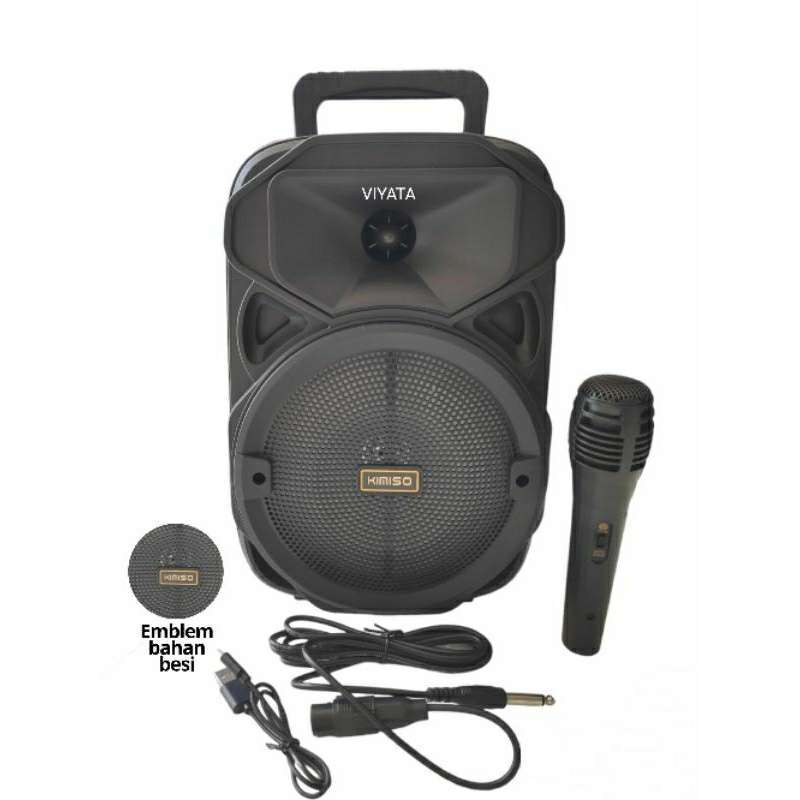 Jual Speaker Bluetooth Portable Original Kimiso Gratis Mic Karaoke