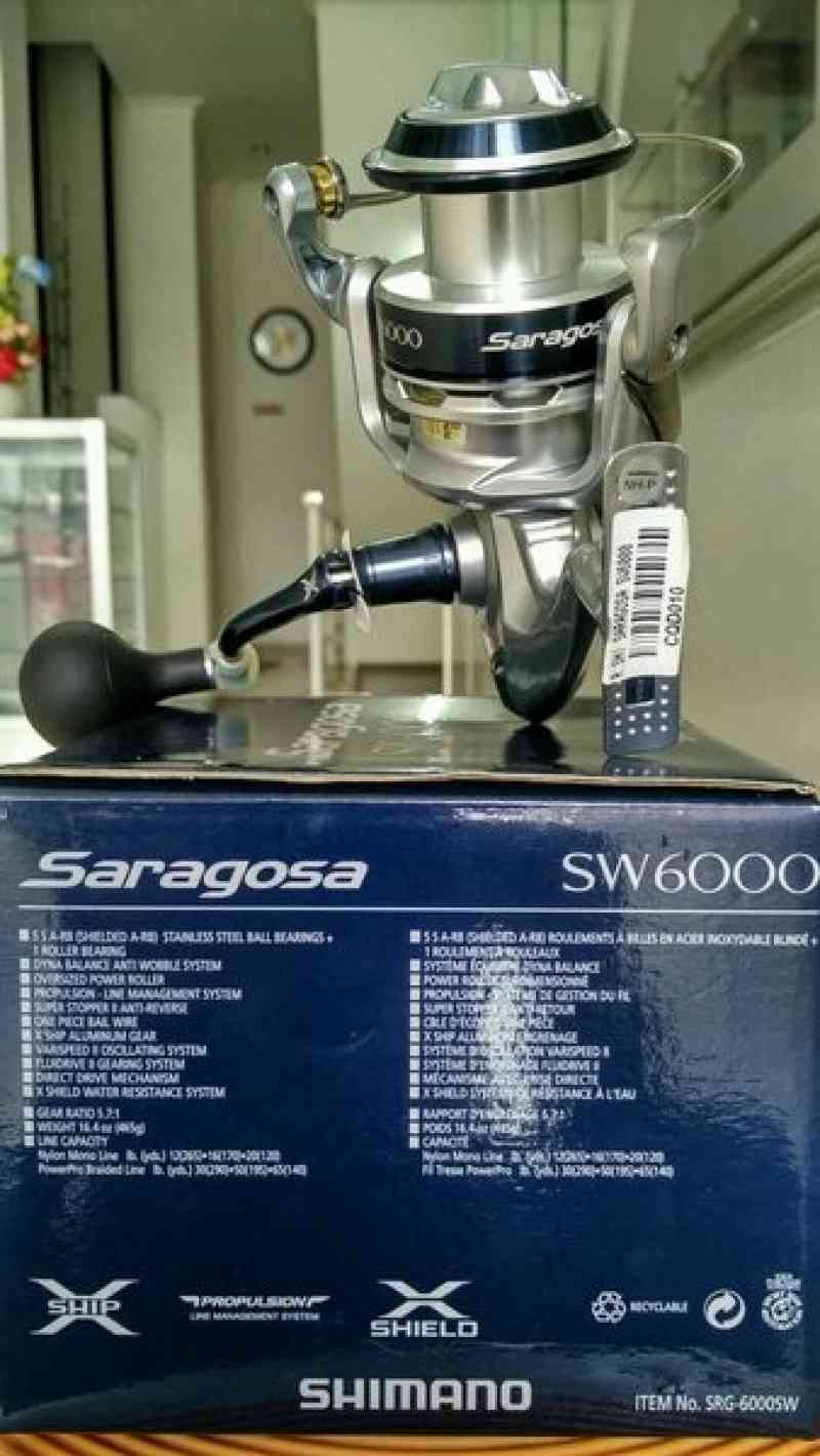 Promo Reel Shimano Saragosa 14 Sw 6000 5 1bb - Reel Spinning Pancing Diskon  9% Di Seller Sampena - Jatimurni, Kota Bekasi