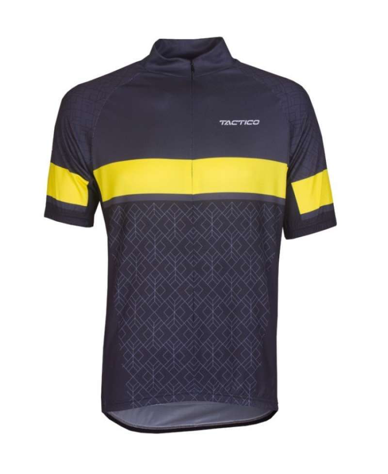 Jersey Sepeda Tactico PRIMO blackyellow - Main Image