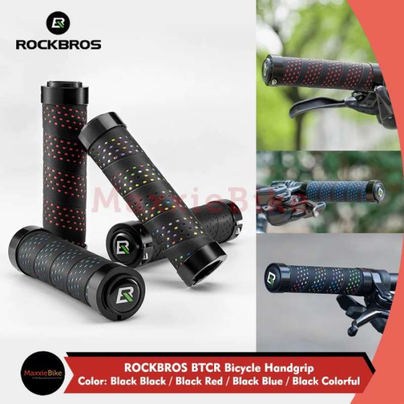 Jual rockbros btcr grip setang sepeda bike handgrip pp wrapped