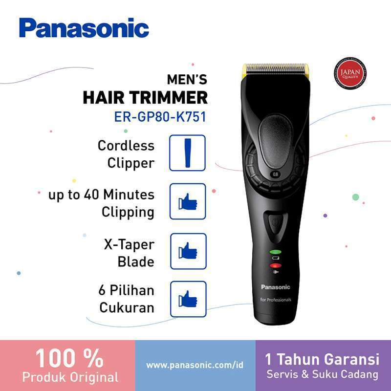 [LAST CHANCE] Panasonic ER-GP80-K751 Hair Trimmer