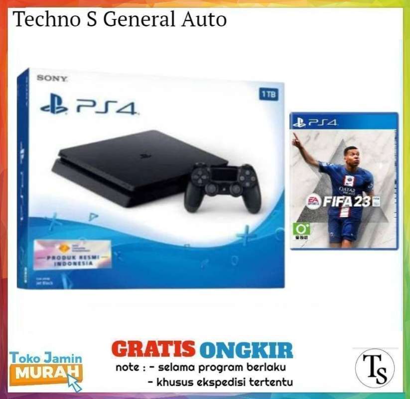 PS4 Slim SONY 1TB Garansi Resmi Bundle Game PS4 Slim 1TB
