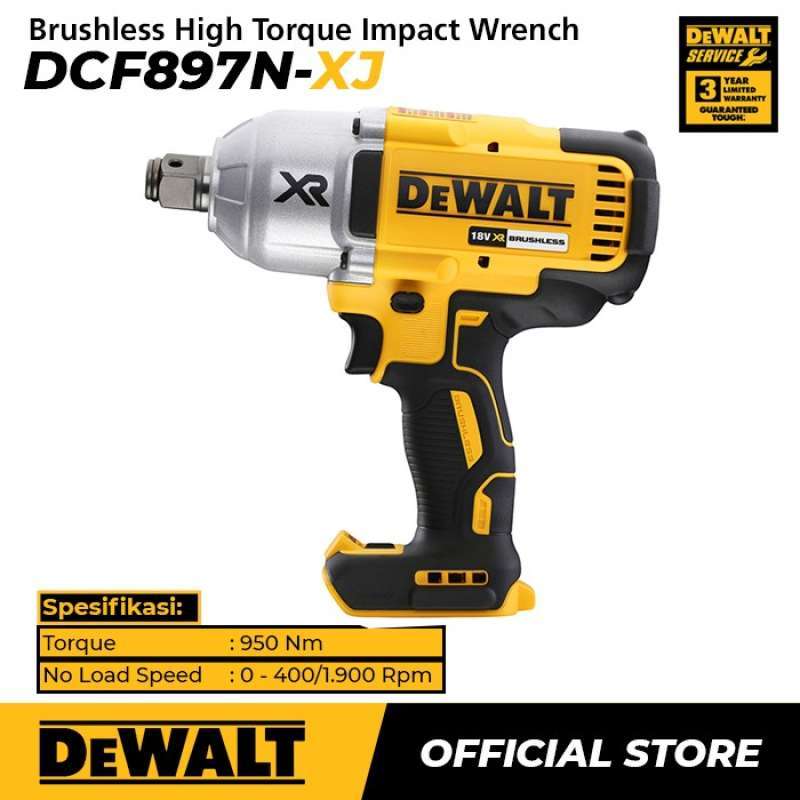DEWALT DCF897N XJ 18V XR BOR BRUSHLESS IMPACT WRENCH 3/4