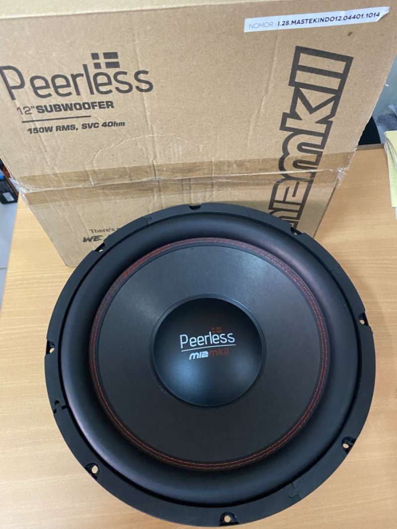 Peerless 12 subwoofer new arrivals