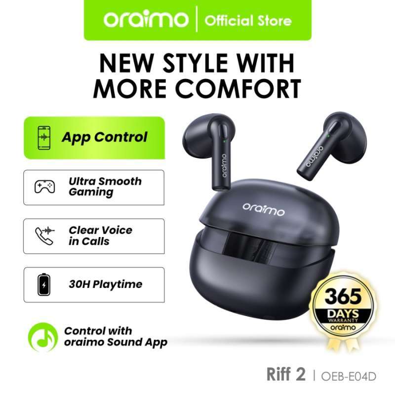 Oraimo TWS Riff Bluetooth Earphone ENC IPX4 Super Bass OEB-E04D