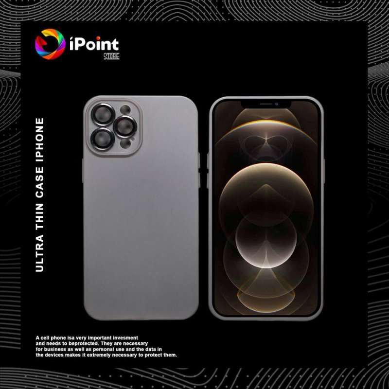 CASE IPHONE 11 PRO MAX ULTRA THIN DOFF W/ RING CAMERA GLASS BUILT IN