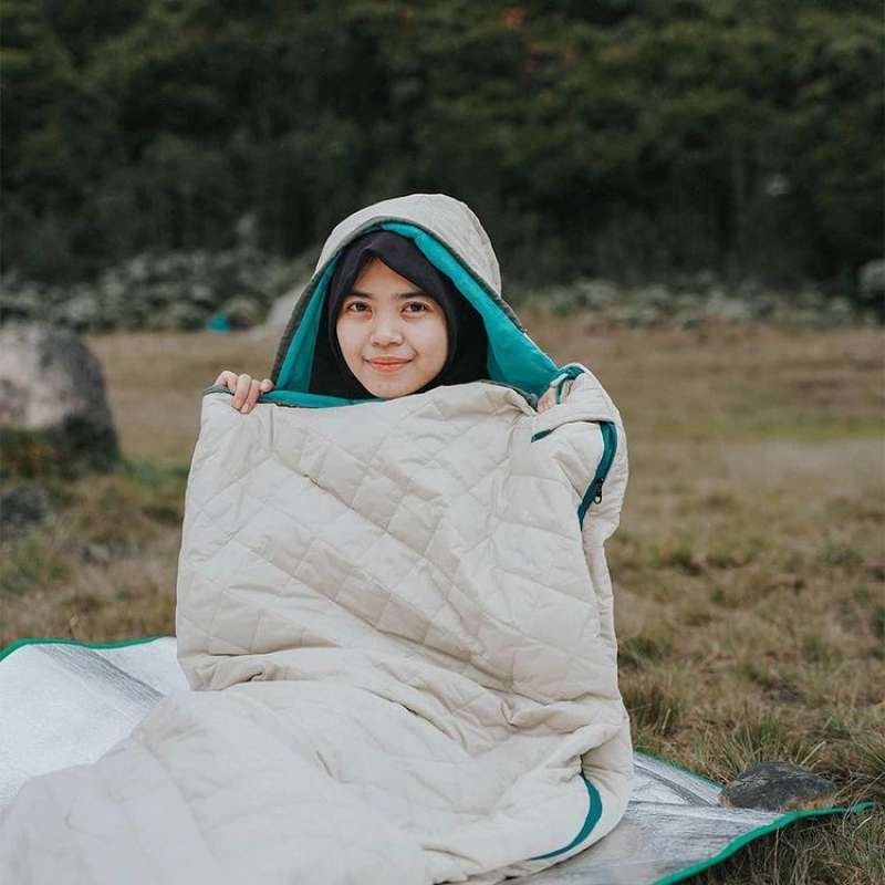 Jual Sleeping Bag Mummy Outdoor Hiking Hangat Tebal Kualitas