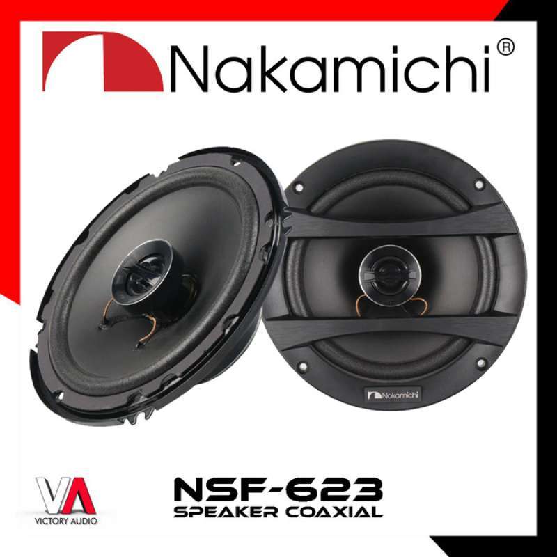 Speaker Coaxial 2 Way NAKAMICHI NSE 1618 6.5 Inch Mid Bass Tweeter