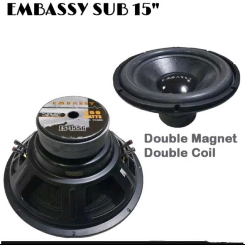 Speaker 15 inch double cheap coil
