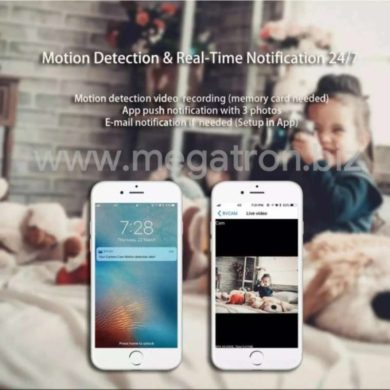 Promo Bluetooth Speaker Wifi Spy Camera iOS Android Diskon 23