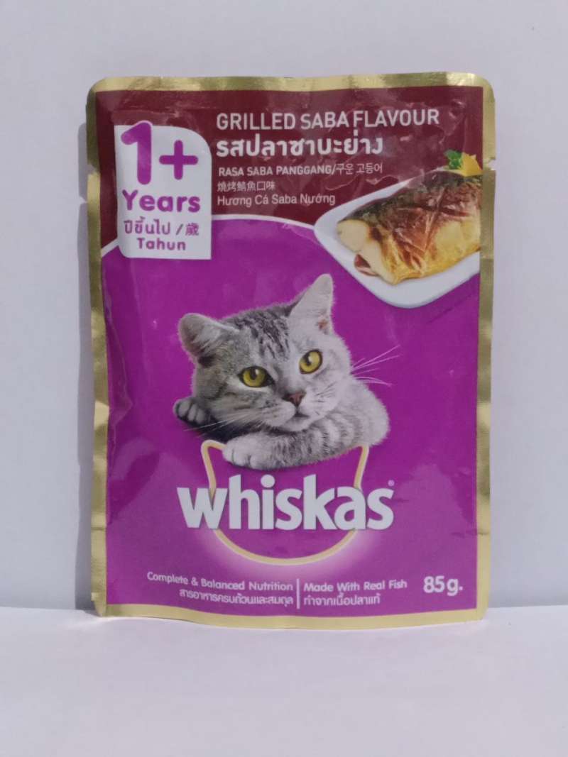 Jual Whiskas 80gram Adult Grilled Saba Makanan Kucing Basah Di Seller Memang Pet Shop Jatihandap Kota Bandung Blibli
