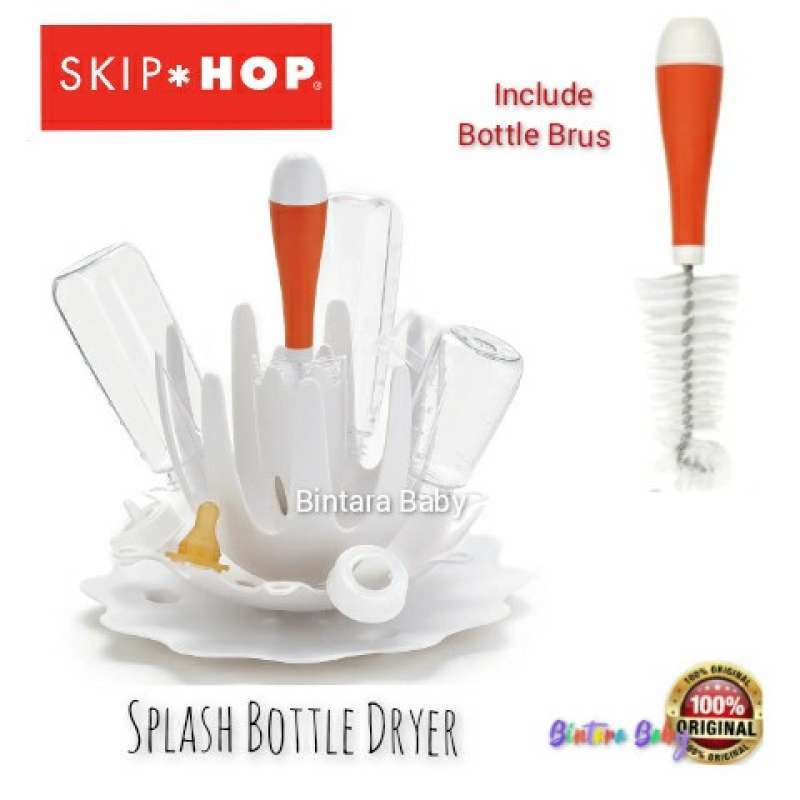 Jual Skip Hop Splash Bottle Dryer Baby Bottle Drying Rack
