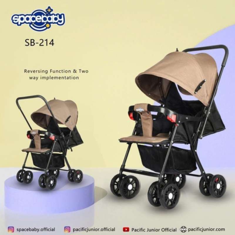 Jual A4 Stroller Murah Lipat Kecil Spacebaby 203 214 204 207