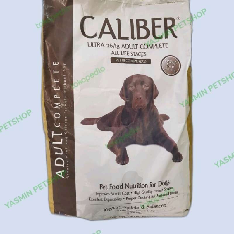 Caliber ultra dog food discount