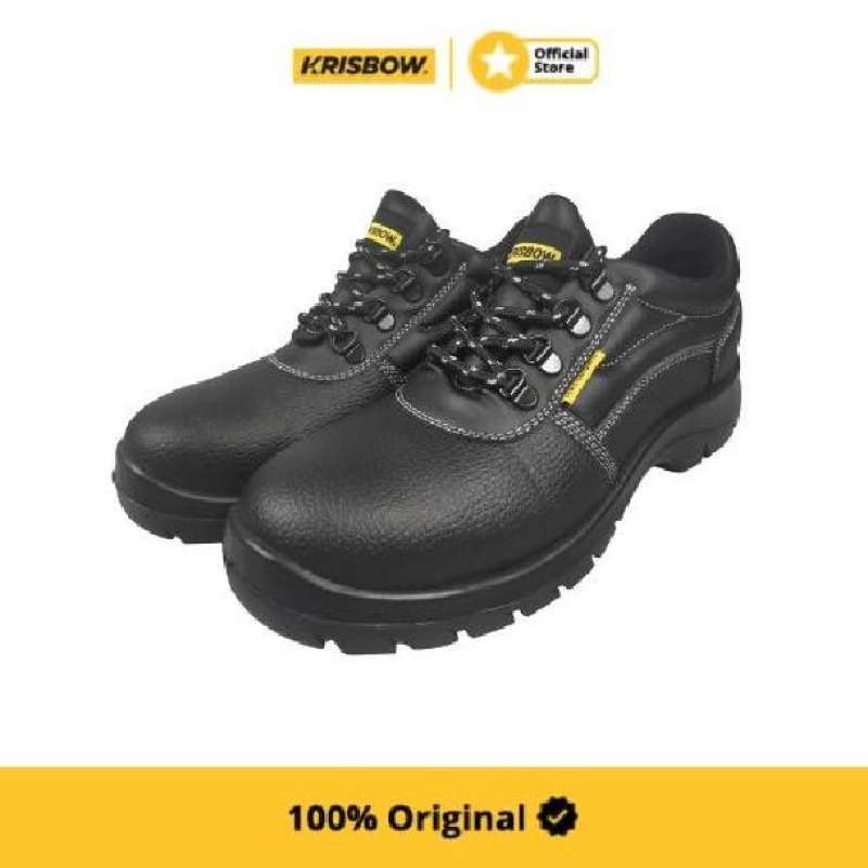 Promo Krisbow Sepatu Safety Shoes Argon 4 Inchi Ukuran 44 Hitam