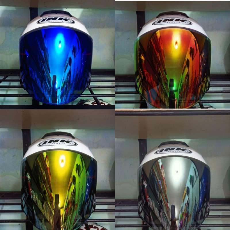 Custom top visor helm