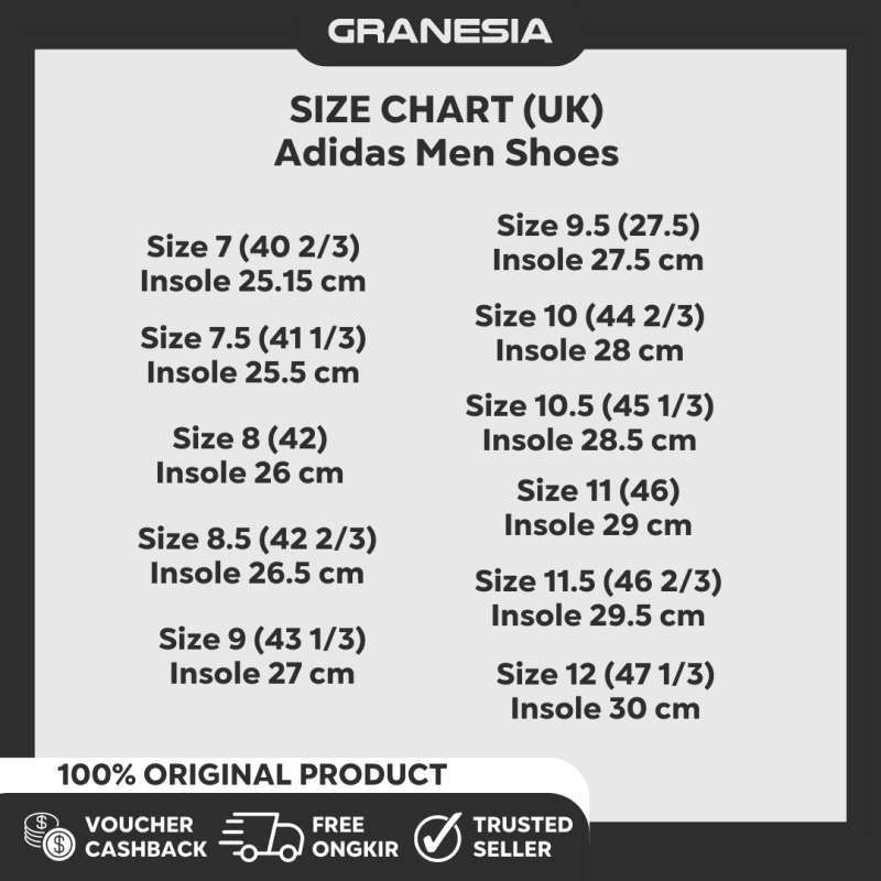 Adidas Men Adidas Size In Cm In Cm Us To Eu In Cm Adidas Us To