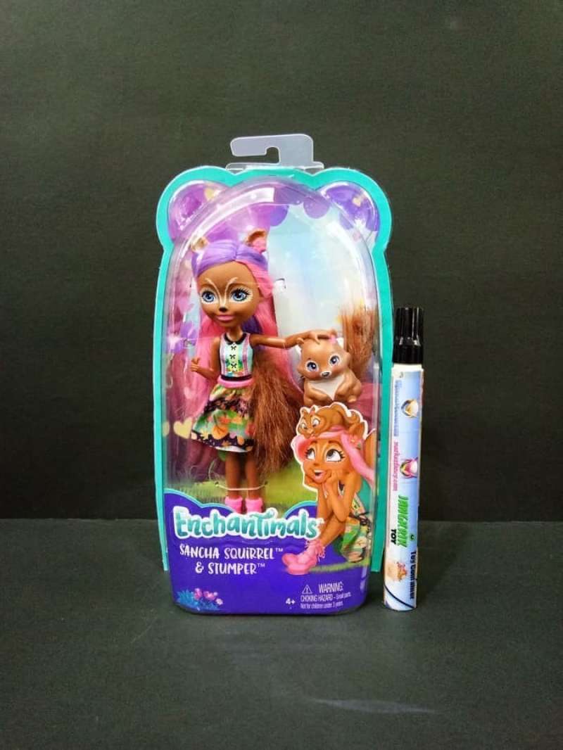 Enchantimals sancha squirrel doll & stumper outlet