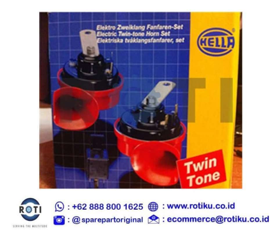 Promo Hella RED TWINTONE HORN (32) 3FH 007 424-801 for Universal