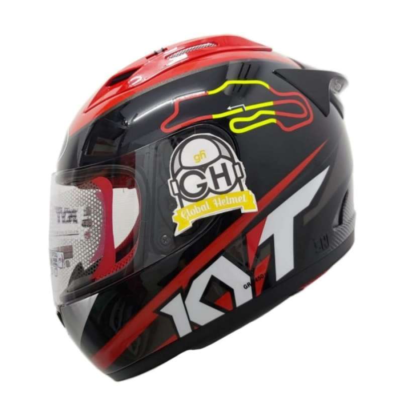 Promo Helm Full Face Kyt Rc7 Rc 7 Rc Seven Motif 15 Spain Black