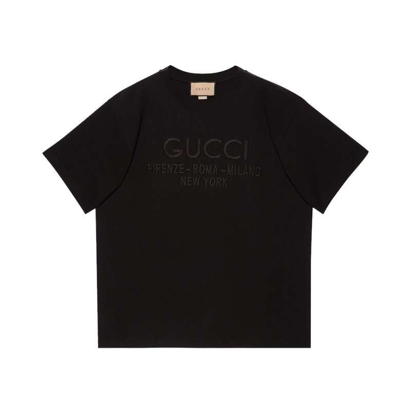 Gucci cities t shirt black on sale