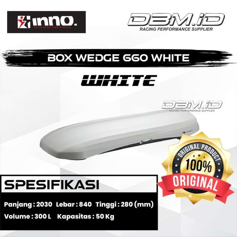 Jual Inno Roof Box Inno Wedge 660 White Glossy Original Japan Di Seller Cv Dbm Pucang Sewu Kota Surabaya Blibli