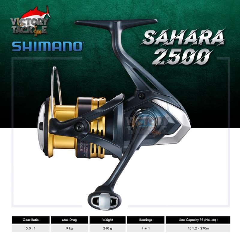 Promo Reel Shimano 2022 Sahara 500 1000 2000 2500 3000 4000 5000 Diskon 17%  Di Seller Hafizh Store 4 - Cikoko, Kota Jakarta Selatan