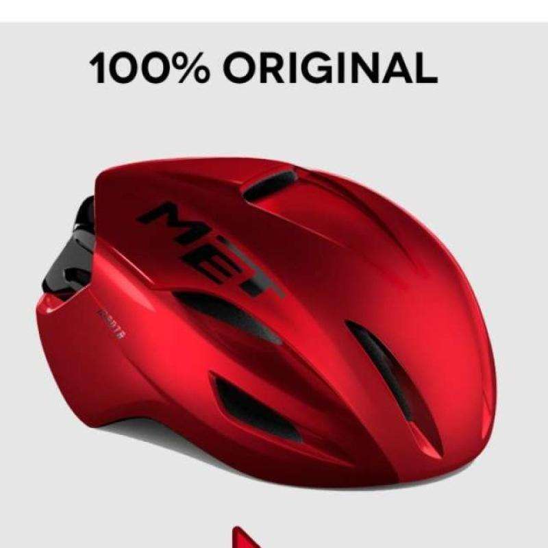 Helm Sepeda MET MANTA MIPS Red Metallic