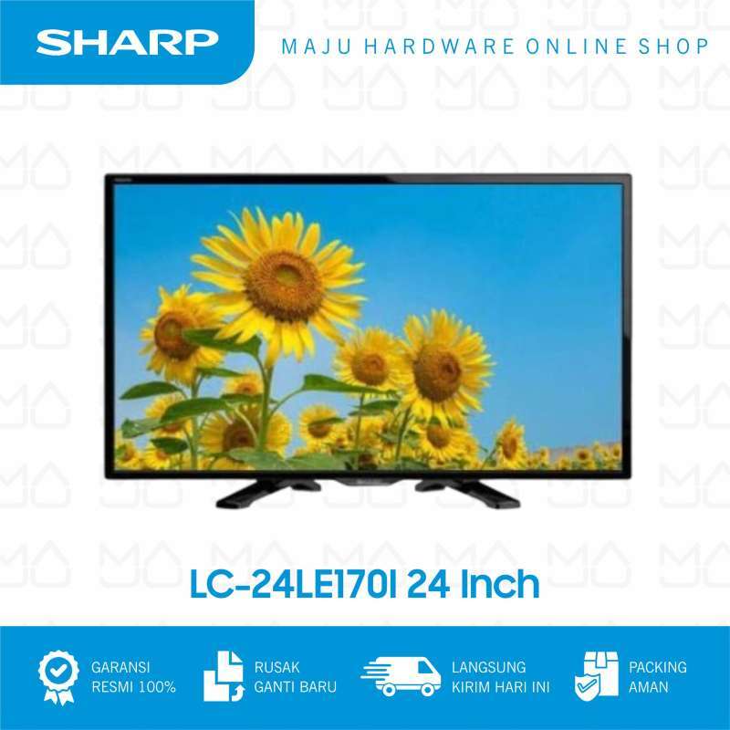 Jual Tv Digital Sharp Aquos Lc-24 Le170i Led Tv 24 Inch Hdmi USB 