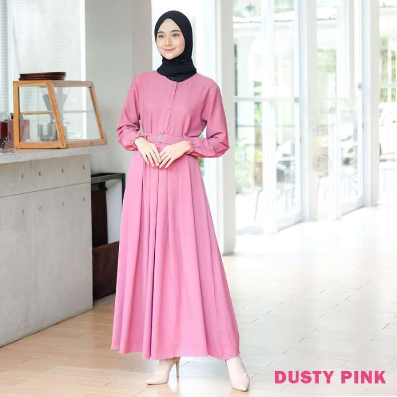 Dress hitam pink outlet