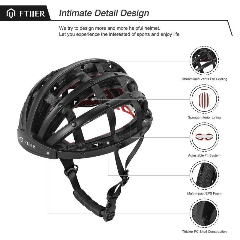 Ftiier folding helmet hot sale