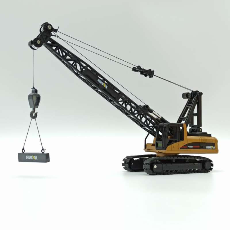 Promo Diecast Miniatur Alat Berat Huina 1720 Metal Crawler Crane