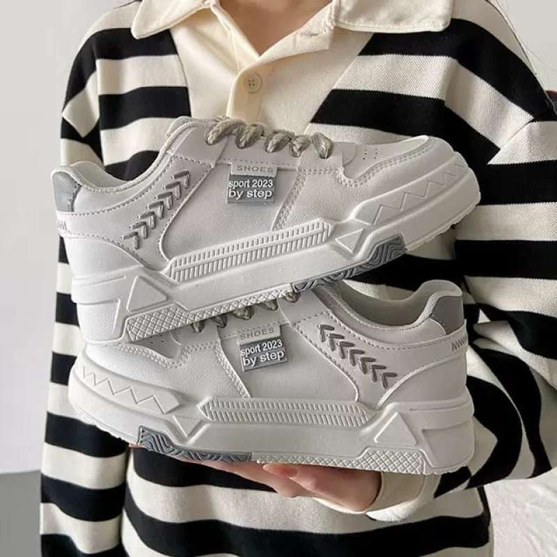 Promo Gudang Sepatu Id Asa White Shoes Sneakers Trendy Casual Chic
