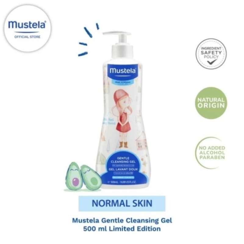 Promo Mustela Bebe Gentle Cleansing Gel Limited Edition 500 mL