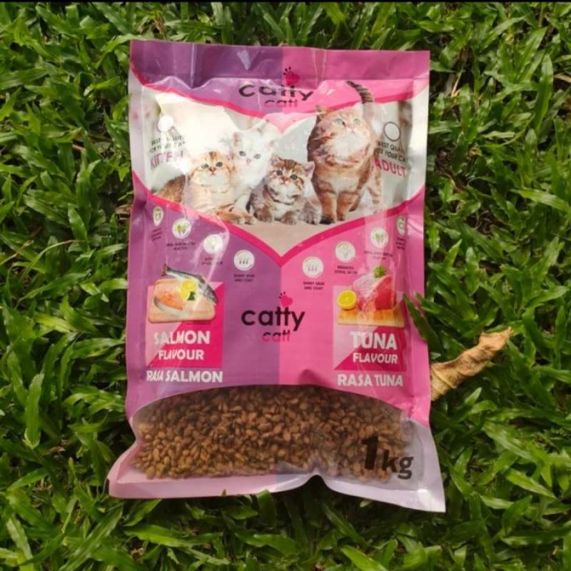 makanan kucing catty kitten 1kg seperti bolt ori cat