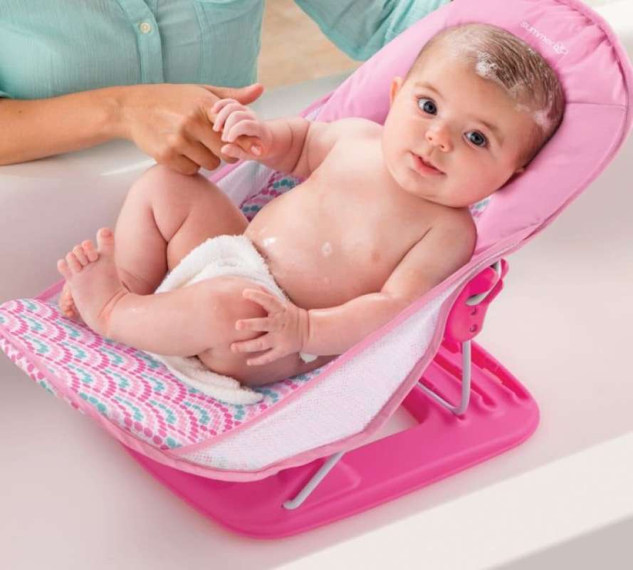 Summer infant deluxe bather with toy bar discount