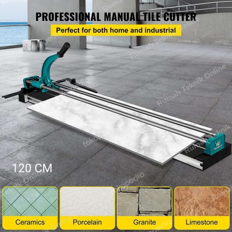 Promo Alat potong granit dorong 120 cm TOPWAY tile cutter heavy