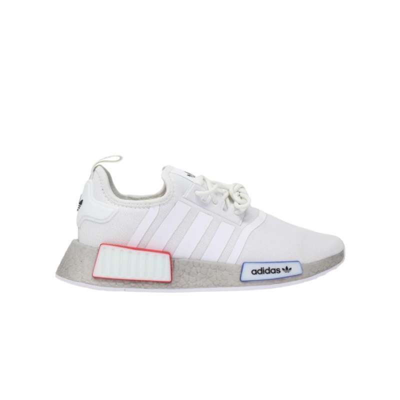 Promo Sepatu Unisex ADIDAS NMD R1 WHITE GREY BOOST GX9525 Diskon