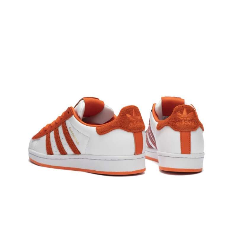 Promo Sepatu Wanita adidas Superstar White Semi Orange Gy9555