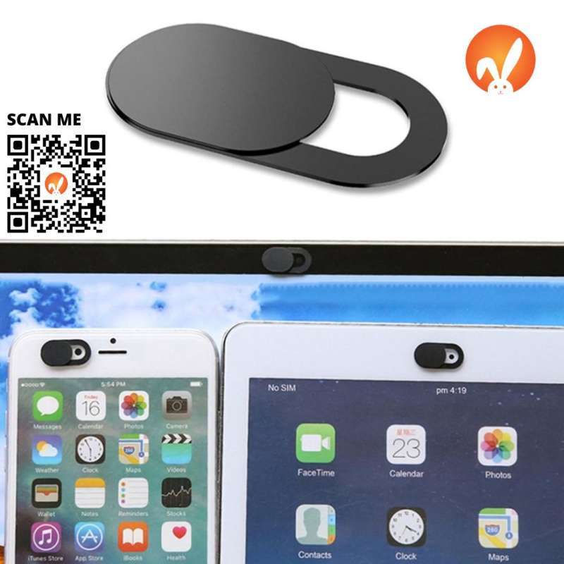 PREMIUM WEBCAM COVER KAMERA PENUTUP CAMERA LAPTOP HP HITAM PAKET TERMURAH