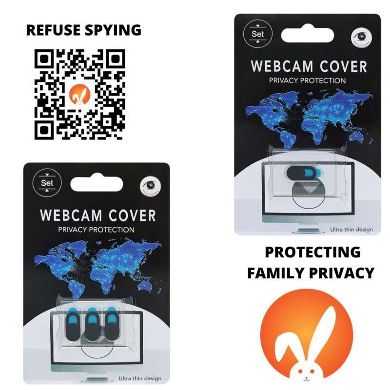 Promo Premium Webcam Cover Kamera Penutup Camera Laptop Hp Hitam
