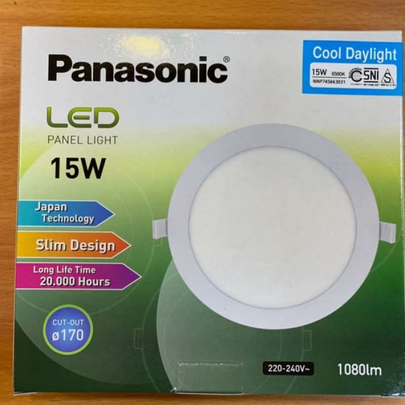 Lampu led panel inbow 15 watt 15w panasonic downlight led panel 15 wat