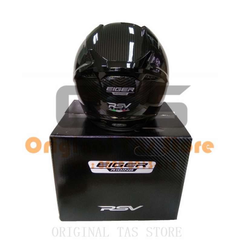 Jual Helm Eiger Riding RSV Anglis FF500 Helmet Full Face Carbon